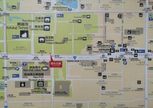 visita a Nara mapa