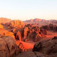 Imagen del desierto de Wadi Rum