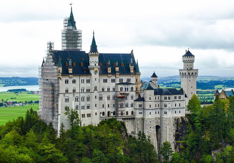 El castillo de Neuschwanstein